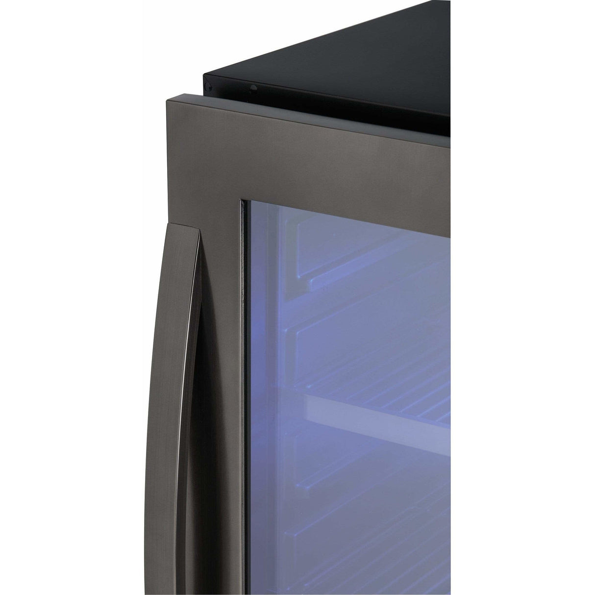 Danby Silhouette Select Prague 24" Single Zone Built-In Black Stainless Steel Beverage Fridge SSBC056D2B-S Beverage Centers SSBC056D2B-S Wine Coolers Empire