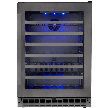 Danby Silhouette Select Sydney 48-Bottle Built-in Black Stainless Steel Wine Fridge SSWC056D1B-S Wine Coolers SSWC056D1B-S Wine Coolers Empire