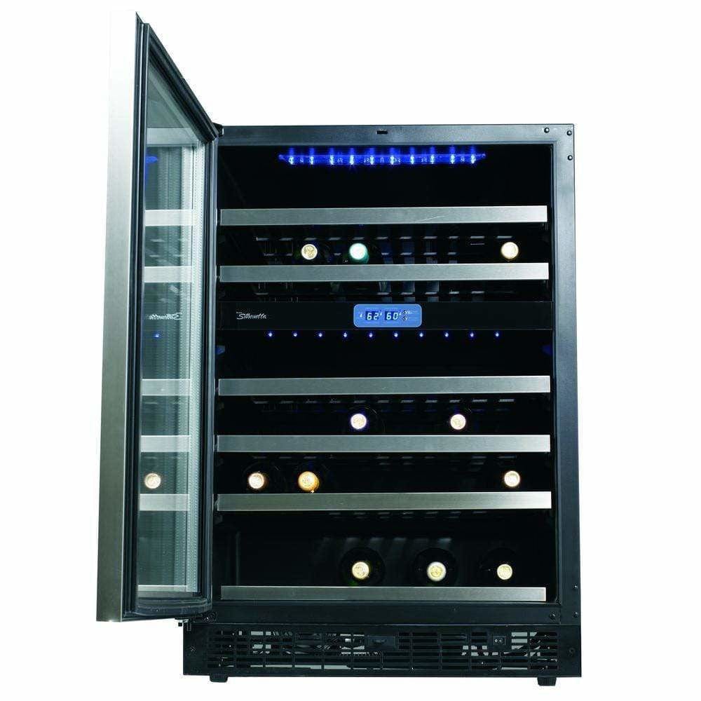 Danby Silhouette Stilton 24" 51-Bottle Built-In Wine Fridge DWC518BLS Wine Coolers DWC518BLS Wine Coolers Empire