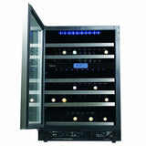 Danby Silhouette Stilton 24" 51-Bottle Built-In Wine Fridge DWC518BLS Wine Coolers DWC518BLS Wine Coolers Empire