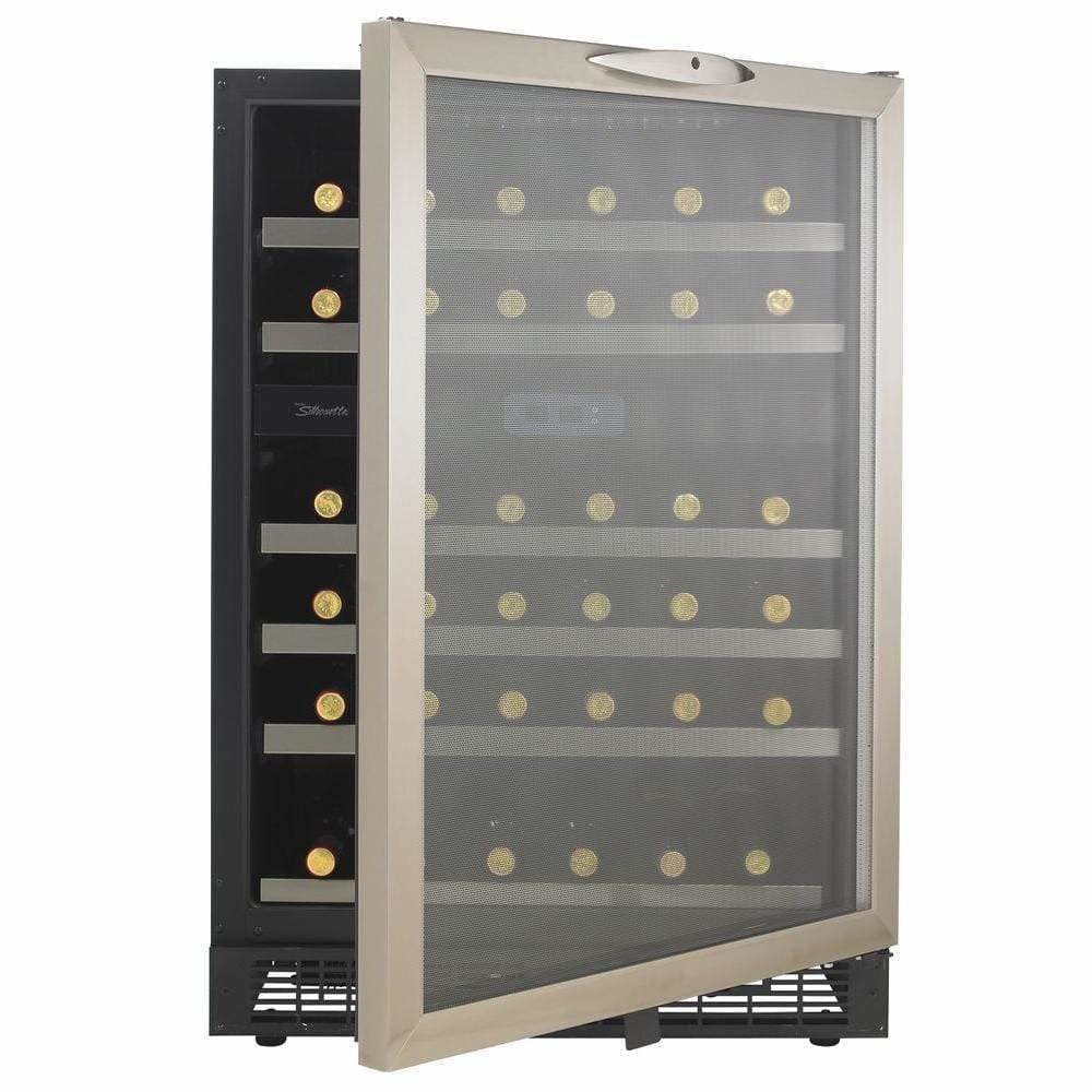 Danby Silhouette Stilton 24" 51-Bottle Built-In Wine Fridge DWC518BLS Wine Coolers DWC518BLS Wine Coolers Empire