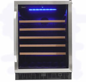 Danby Silhouette Stilton 50 Bottle 24" Single Zone Wine Cooler SWC057D1BSS Wine Coolers SWC057D1BSS Wine Coolers Empire