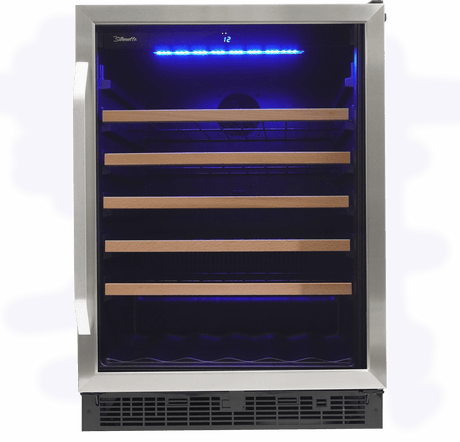 Danby Silhouette Stilton 50 Bottle 24" Single Zone Wine Cooler SWC057D1BSS Wine Coolers SWC057D1BSS Wine Coolers Empire