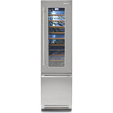 Fhiaba 24-inch Built-in Wine Cellar and Freezer Refrigerator with Smart Touch TFT Display FK24BWR-RGS1 Refrigerators FK24BWR-RGS1 Wine Coolers Empire