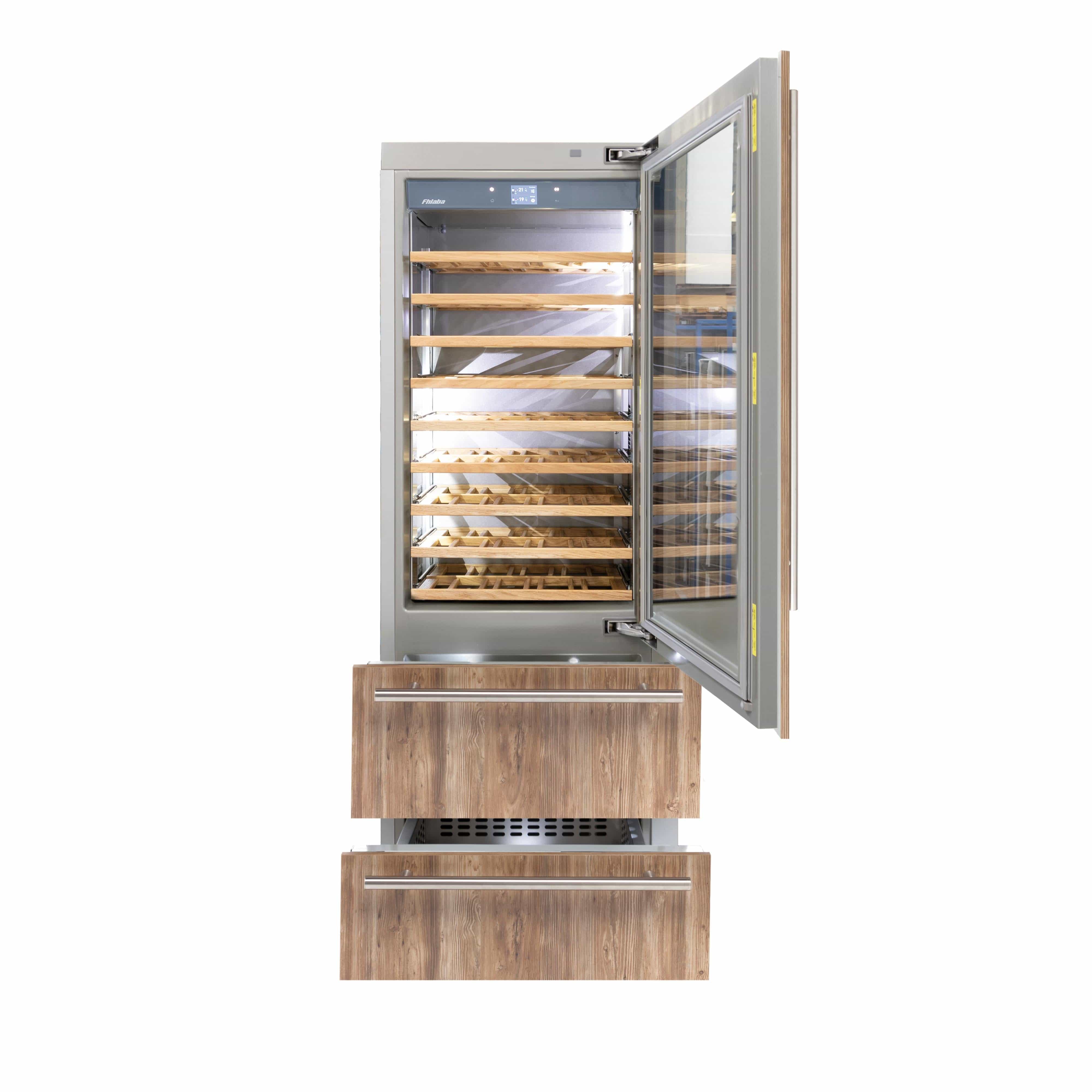 Fhiaba 30-inch, Built-in Refrigeration with Wine Storage FI30BDW-RGO1 Wine Coolers FI30BDWRGO1 Wine Coolers Empire