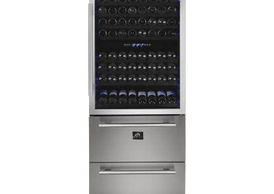 Forno 30" Capraia Triple Zone Wine and Beverage Cooler FWCDR6661-30 Wine/Beverage Coolers Combo FWCDR6661-30 Wine Coolers Empire