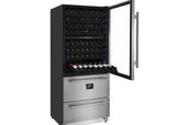 Forno 30" Capraia Triple Zone Wine and Beverage Cooler FWCDR6661-30 Wine/Beverage Coolers Combo FWCDR6661-30 Wine Coolers Empire