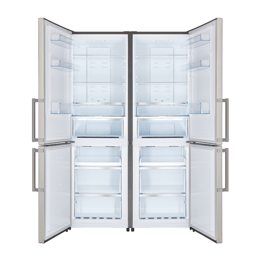 Forno 46.8" Bottom Mount 21.6 cu. ft. Refrigerator in Stainless Steel, FFFFD1778-48 Refrigerator FFFFD1778-48S Open Front View