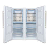 Forno 60-Inch Maderno 2 Convertible Built-In Refrigerator/Freezer FFFFD1722-60 Refrigerators Wine Coolers Empire
