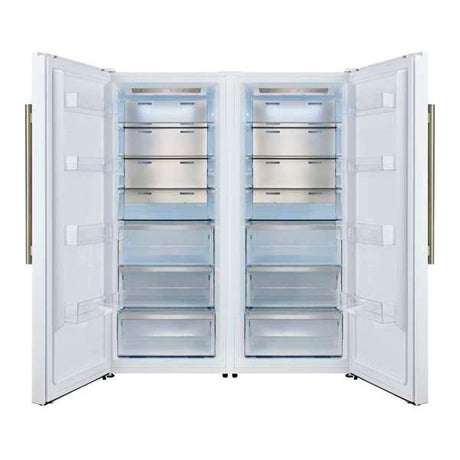 Forno 60-Inch Maderno 2 Convertible Built-In Refrigerator/Freezer FFFFD1722-60 Refrigerators Wine Coolers Empire