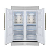 Forno 60-Inch Maderno 2 Convertible Built-In Refrigerator/Freezer FFFFD1722-60 Refrigerators Wine Coolers Empire