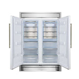 Forno 60-Inch Maderno 2-Convertible Refrigerator with Modern Grill FFFFD1722-60MG-WHT Refrigerators FFFFD1722-60MG-WHT Wine Coolers Empire
