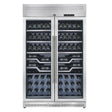 Forno Abruzzo 48-Inch Dual Zone Wine Cellar FWCDR6611-48S Wine Coolers FWCDR6611-48S Wine Coolers Empire