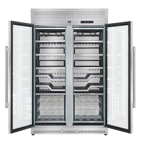 Forno Abruzzo 48-Inch Dual Zone Wine Cellar FWCDR6611-48S Wine Coolers FWCDR6611-48S Wine Coolers Empire