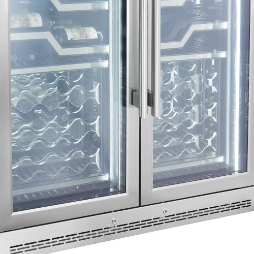 Forno Abruzzo 48-Inch Dual Zone Wine Cellar FWCDR6611-48S Wine Coolers FWCDR6611-48S Wine Coolers Empire