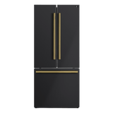 Forno Espresso 30" Black 17.5 Cu. Ft. With Ice Maker Refrigerator FFFFD1974-31BLK Refrigerators FFFFD1974-31BLK Wine Coolers Empire
