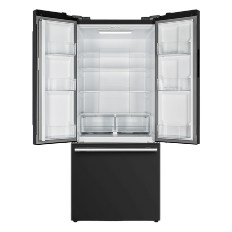 Forno Espresso 30" Black 17.5 Cu. Ft. With Ice Maker Refrigerator FFFFD1974-31BLK Refrigerators FFFFD1974-31BLK Wine Coolers Empire