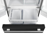Forno Espresso 30" Black 17.5 Cu. Ft. With Ice Maker Refrigerator FFFFD1974-31BLK Refrigerators FFFFD1974-31BLK Wine Coolers Empire