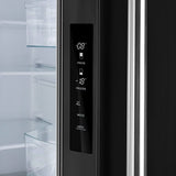 Forno Espresso 30" Black 17.5 Cu. Ft. With Ice Maker Refrigerator FFFFD1974-31BLK Refrigerators FFFFD1974-31BLK Wine Coolers Empire