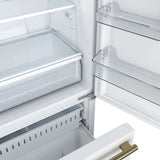Forno Espresso Milano 62" White Freestanding Bottom Freezer Refrigerator Refrigerators FFFFD1787-60WHT Wine Coolers Empire