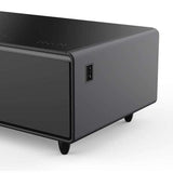 Forno Evoluto 51" Coffee Table and Dual Refrigerator FCTFR7006-51BLK Refrigerators FCTFR7006-51BLK Wine Coolers Empire