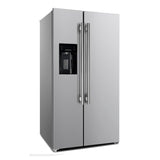 Forno Fratta 36" Side-By-Side Refrigerator FFRBI1844-36SB Refrigerators FFRBI1844-36SB Wine Coolers Empire