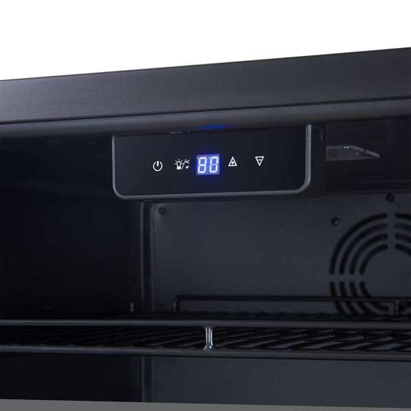 Forno Frescolino 24 Inch Black Beverage Cooler FWCDR6665-24BLK Wine/Beverage Coolers Combo FWCDR6665-24BLK Wine Coolers Empire