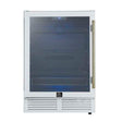 Forno Frescolino 24 Inch White Beverage Cooler FWCDR6665-24WHT Wine/Beverage Coolers Combo FWCDR6665-24WHT Wine Coolers Empire