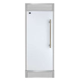 Forno Maderno 28-Inch Built-In 13.6 Cu.Ft. Convertible Refrigerator FFFFD1722-32SG Refrigerators FFFFD1722-32LSG-WHT Wine Coolers Empire