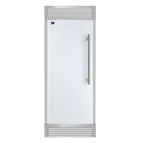 Forno Maderno 28-Inch Built-In 13.6 Cu.Ft. Convertible Refrigerator FFFFD1722-32SG Refrigerators FFFFD1722-32LSG-WHT Wine Coolers Empire