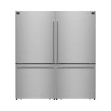 Forno Milano 62" Freestanding Dual Bottom Refrigerator FFFFD1787-60S Refrigerators FFFFD1787-60S Wine Coolers Empire