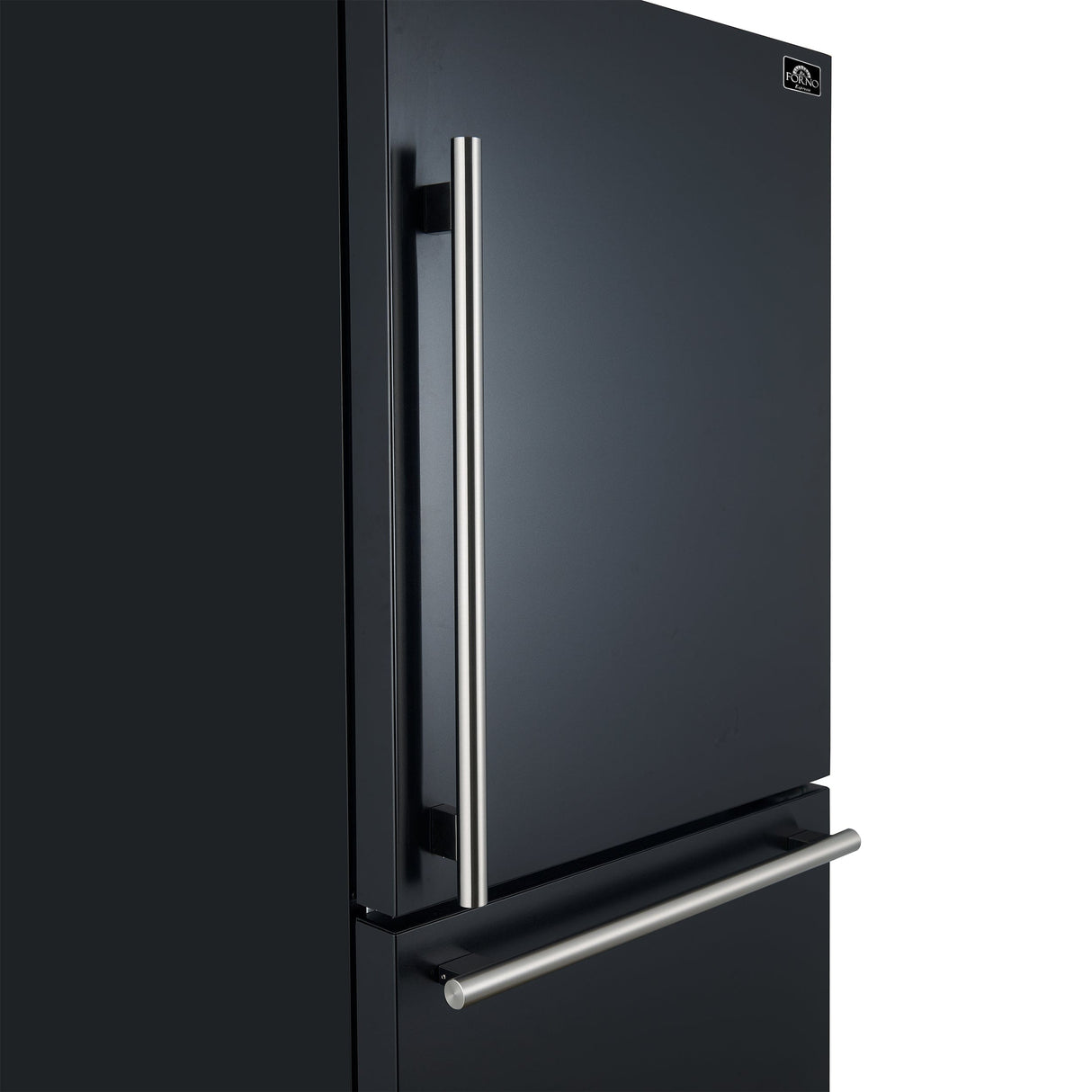 Forno Milano Espresso 17.2 Cu. Ft. Right Hinge Refrigerator Bottom Freezer FFFFD1785-31BLK Refrigerators FFFFD1785-31BLK Wine Coolers Empire