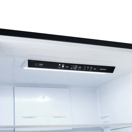 Forno Milano Espresso 31" Black 17.2 Cu.Ft W/ Ice Maker Bottom Freezer Refrigerator FFFFD1786-31BLK Refrigerators FFFFD1786-31BLK Wine Coolers Empire
