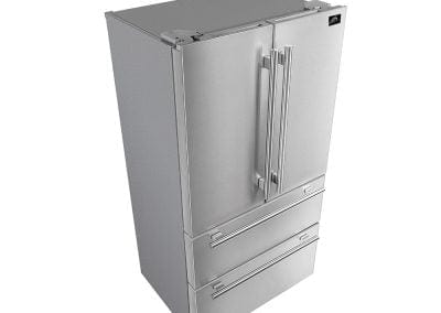 Forno Moena 36" French Door Refrigerator FFRBI1820-36SB Wine Coolers Empire