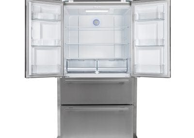 Forno Moena 40" French Door Refrigerator With Decorative Grill FFRBI1820-40SG Wine Coolers Empire