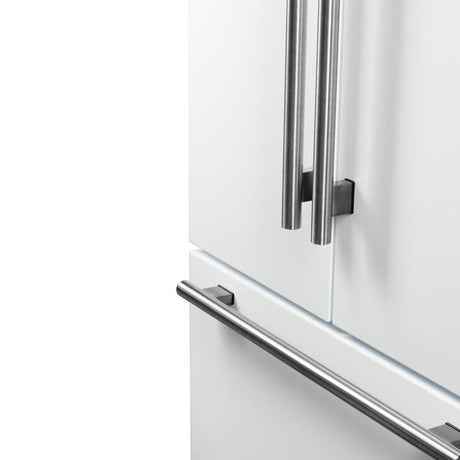 Forno Rivello 36 Inch French Door White Refrigerator FFFFD1783-36WHT Refrigerators FFFFD1783-36WHT Wine Coolers Empire