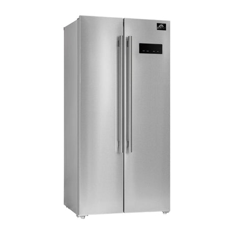 Forno Salerno 33" Side-By-Side Refrigerator FFRBI1805-33SB Refrigerators FFRBI1805-33SB Wine Coolers Empire