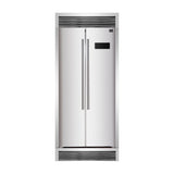 Forno Salerno 33" Side-By-Side With Grill Trim Refrigerator FFRBI1805-37SG Refrigerators FFRBI1805-37SG Wine Coolers Empire