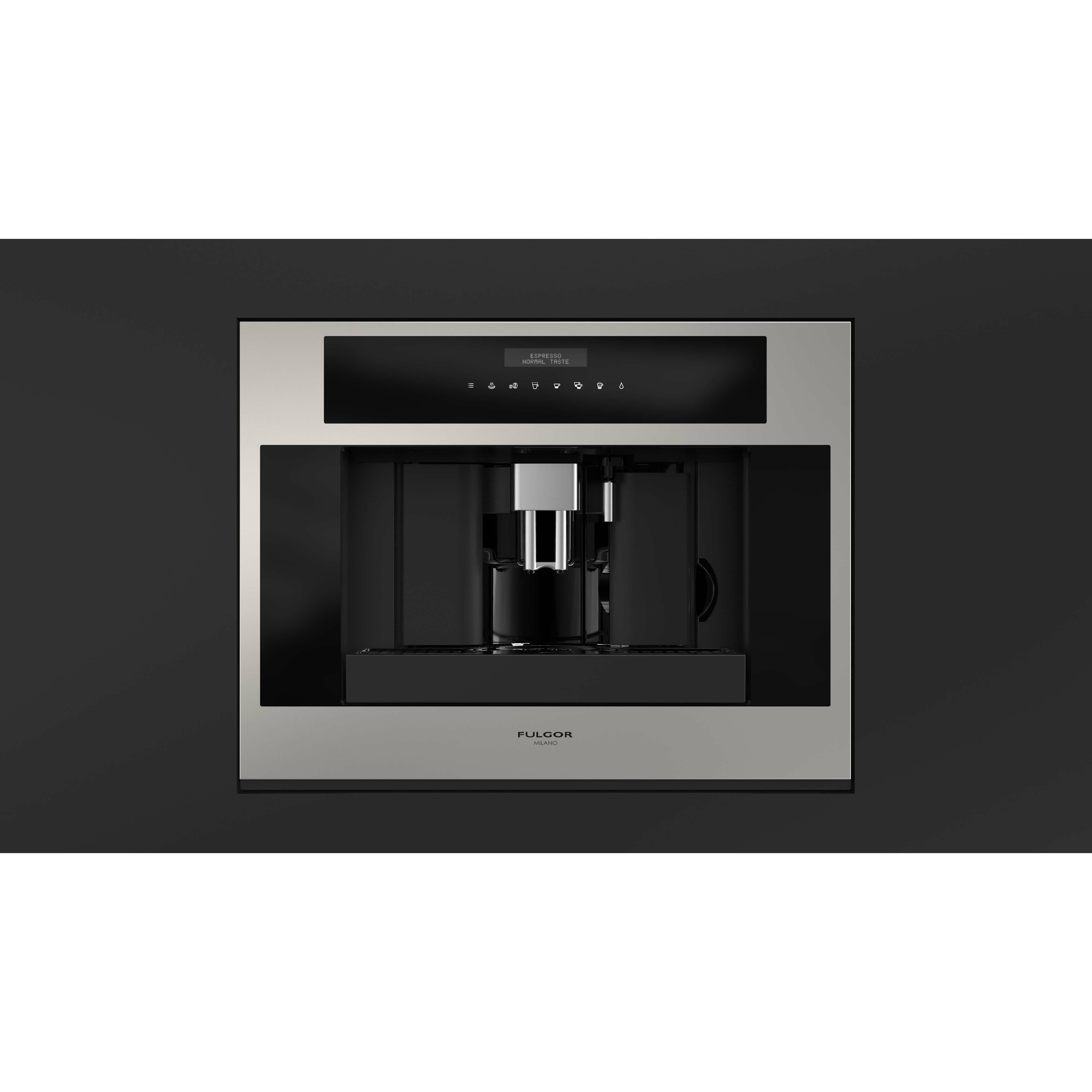 Fulgor Milano 24" Built-In Fully Automatic Coffee Machine, Stainless Steel - F7BC24S1 Kegerators F7BC24S1 Wine Coolers Empire