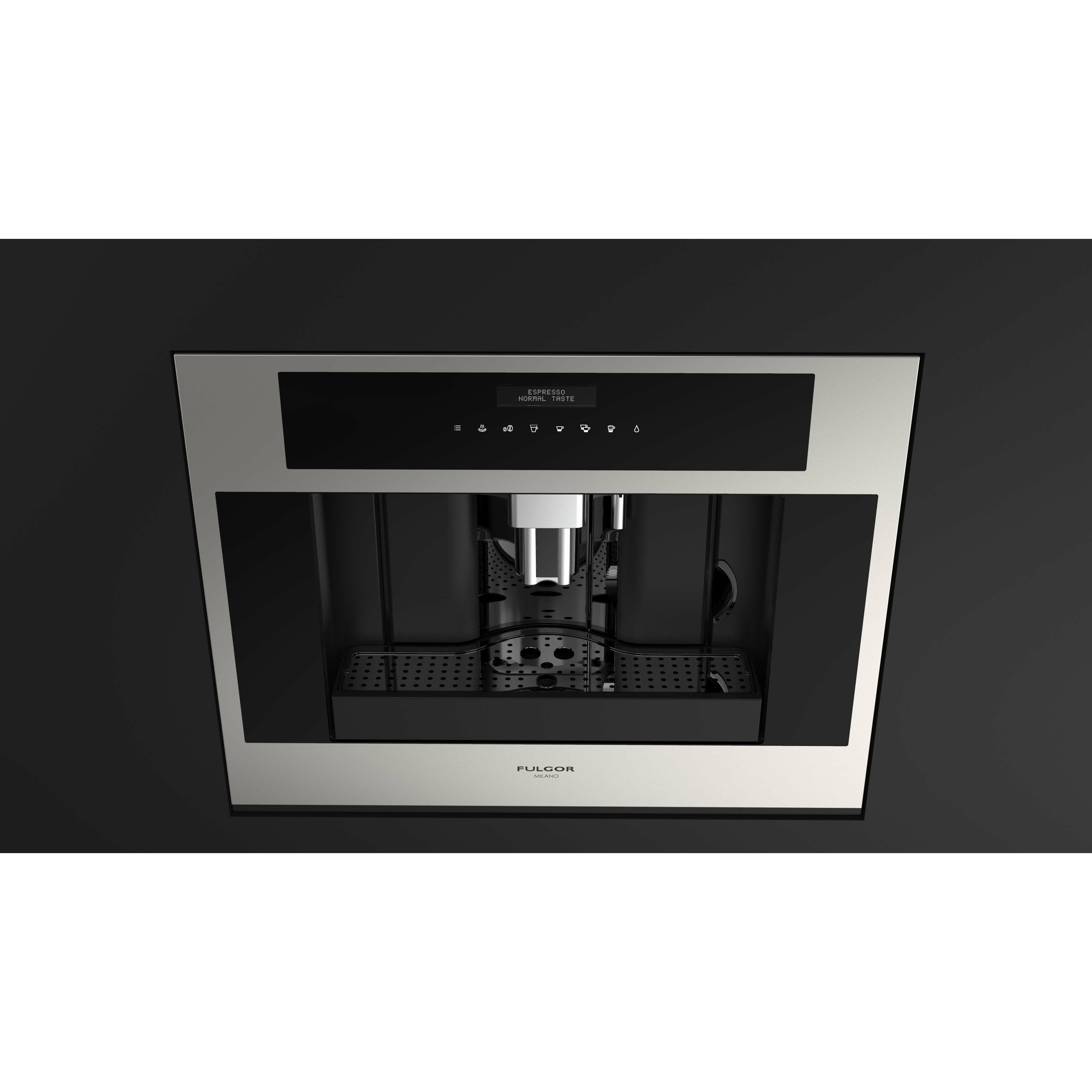 Fulgor Milano 24" Built-In Fully Automatic Coffee Machine, Stainless Steel - F7BC24S1 Kegerators F7BC24S1 Wine Coolers Empire