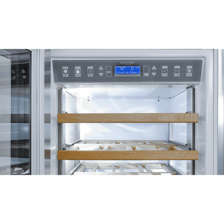 Fulgor Milano 24" Dual Zone Wine Cellar with 54 Bottle Capacity - F7PBW24S2 Wine Coolers Wine Coolers Empire
