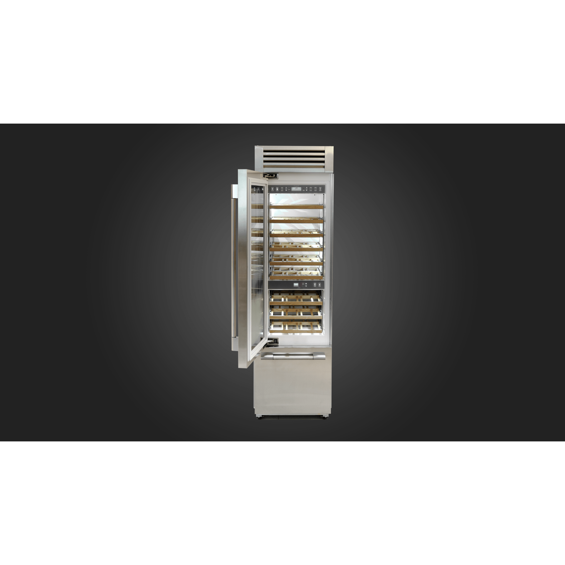 Fulgor Milano 24" Dual Zone Wine Cellar with 54 Bottle Capacity - F7PBW24S2 Wine Coolers Wine Coolers Empire