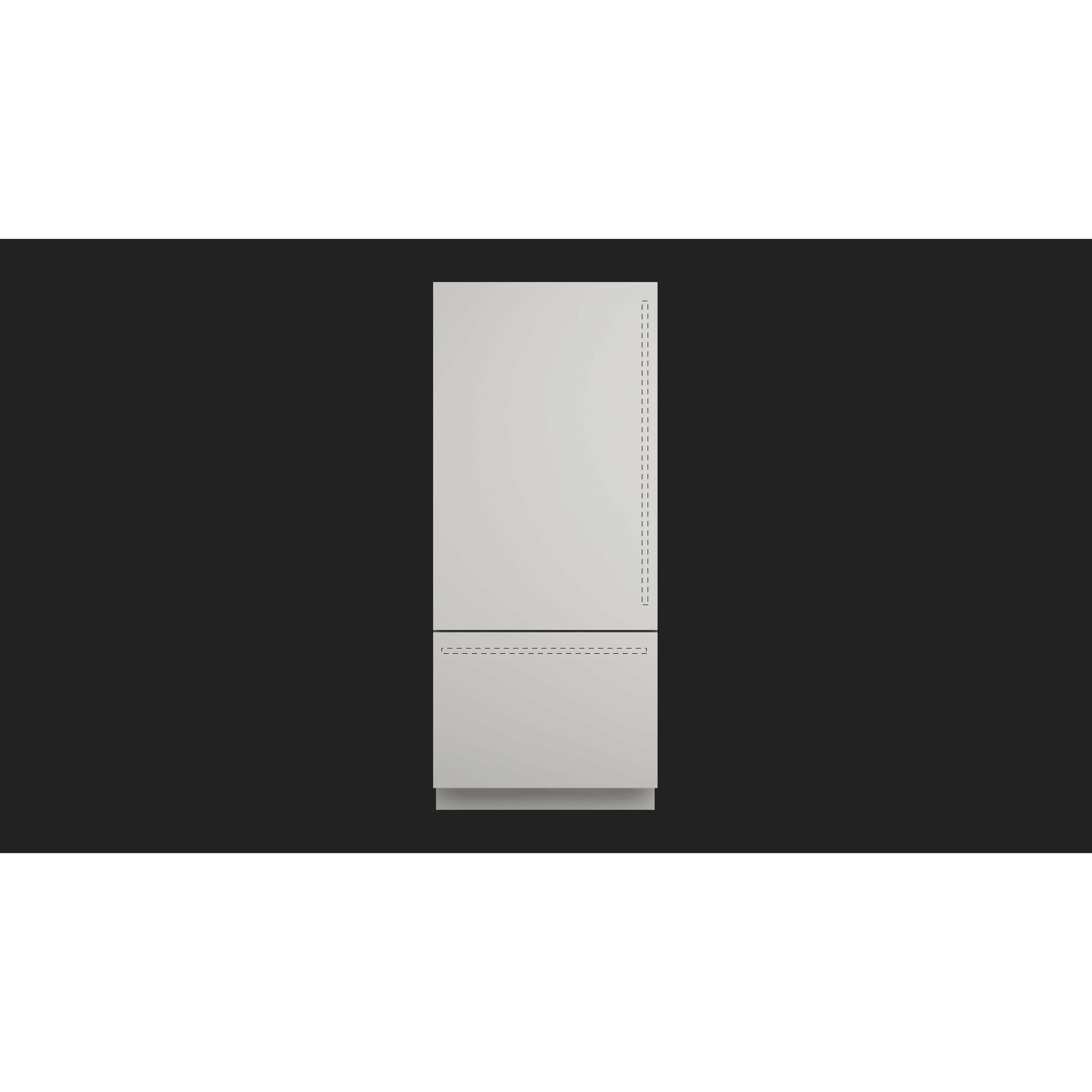 Fulgor Milano 36" Built-In Panel Ready Bottom Mount Refrigerator with 18.5 Cu. Ft. Capacity - F7IBM36O2 Refrigerators Wine Coolers Empire