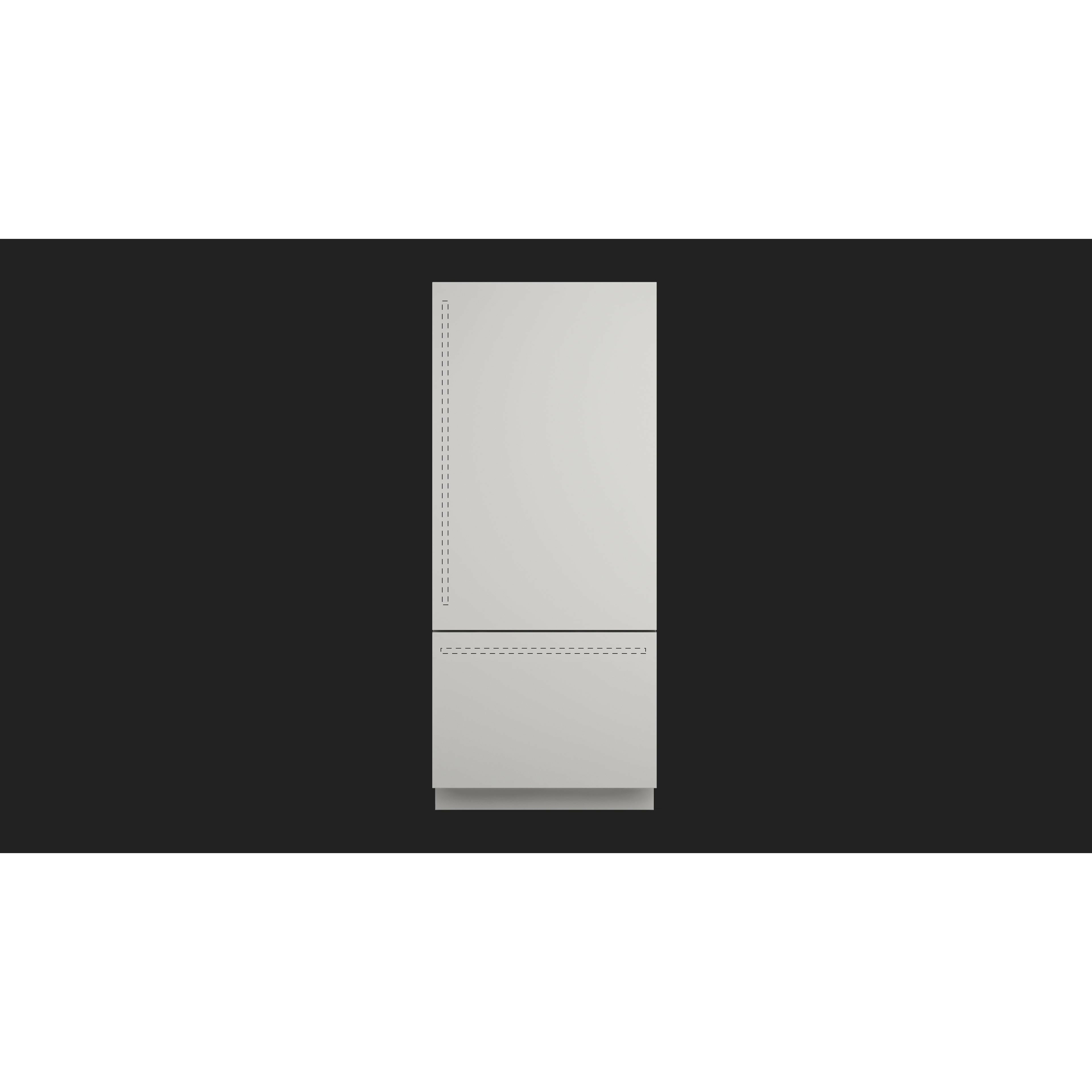 Fulgor Milano 36" Built-In Panel Ready Bottom Mount Refrigerator with 18.5 Cu. Ft. Capacity - F7IBM36O2 Refrigerators Wine Coolers Empire