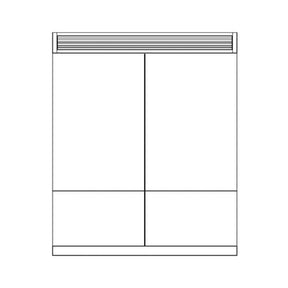 Fulgor Milano Sofia 1 Piece Joining Kit (Joining Strip, 72" One Piece Upper Grill & Toe Kick - REFSBSPRO72 Refrigerator Accessories REFSBSPRO72 Wine Coolers Empire