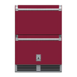 Hestan 24" Undercounter Refrigerator Drawer and Freezer Drawer - GRF Series Refrigerators GRFR24-BG Wine Coolers Empire