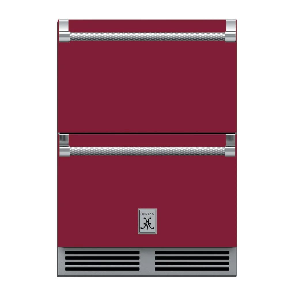 Hestan 24" Undercounter Refrigerator Drawer and Freezer Drawer - GRF Series Refrigerators GRFR24-BG Wine Coolers Empire