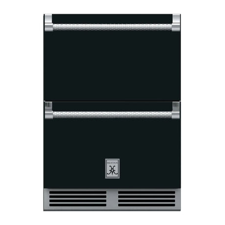 Hestan 24" Undercounter Refrigerator Drawer and Freezer Drawer - GRF Series Refrigerators GRFR24-BK Wine Coolers Empire