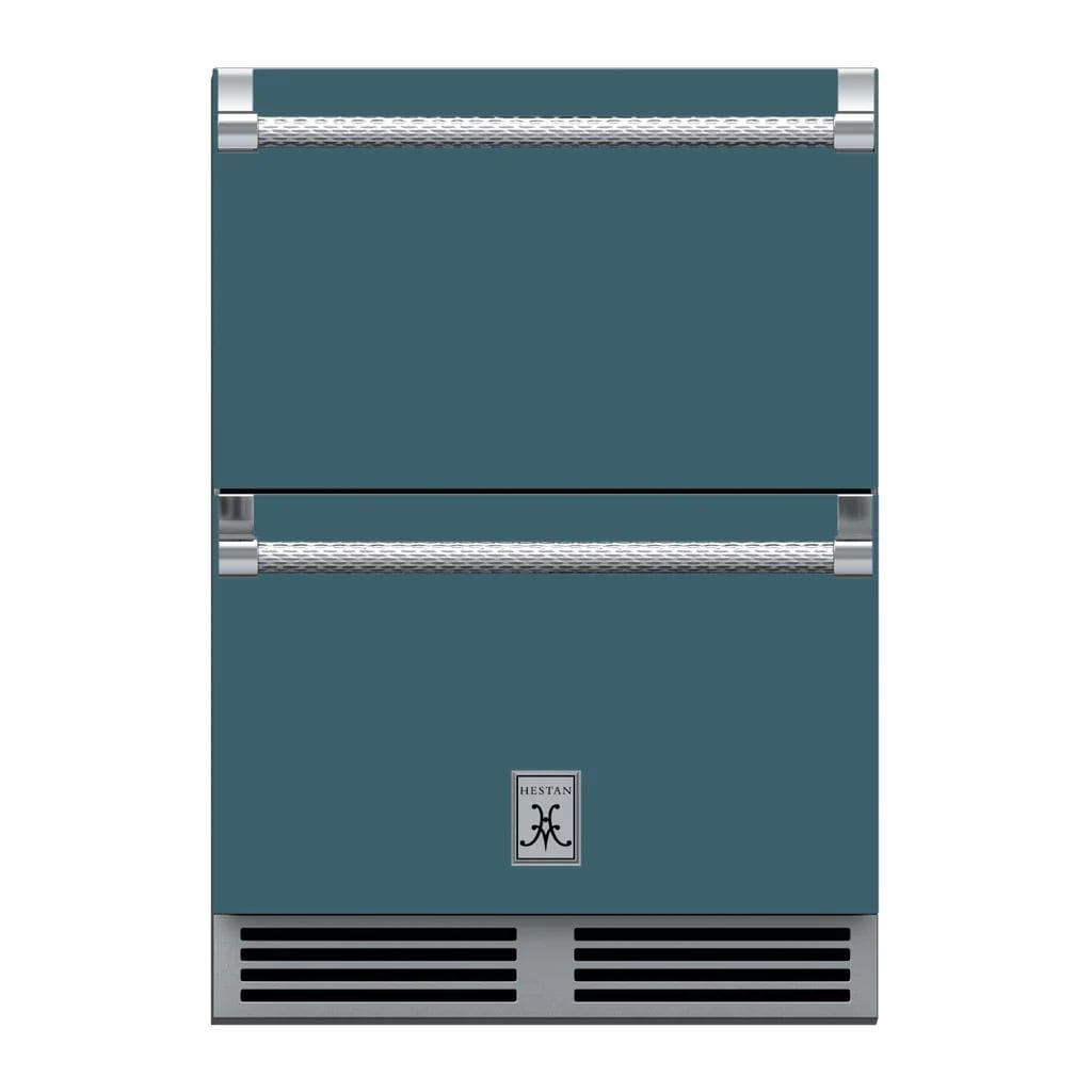 Hestan 24" Undercounter Refrigerator Drawer and Freezer Drawer - GRF Series Refrigerators GRFR24-GG Wine Coolers Empire