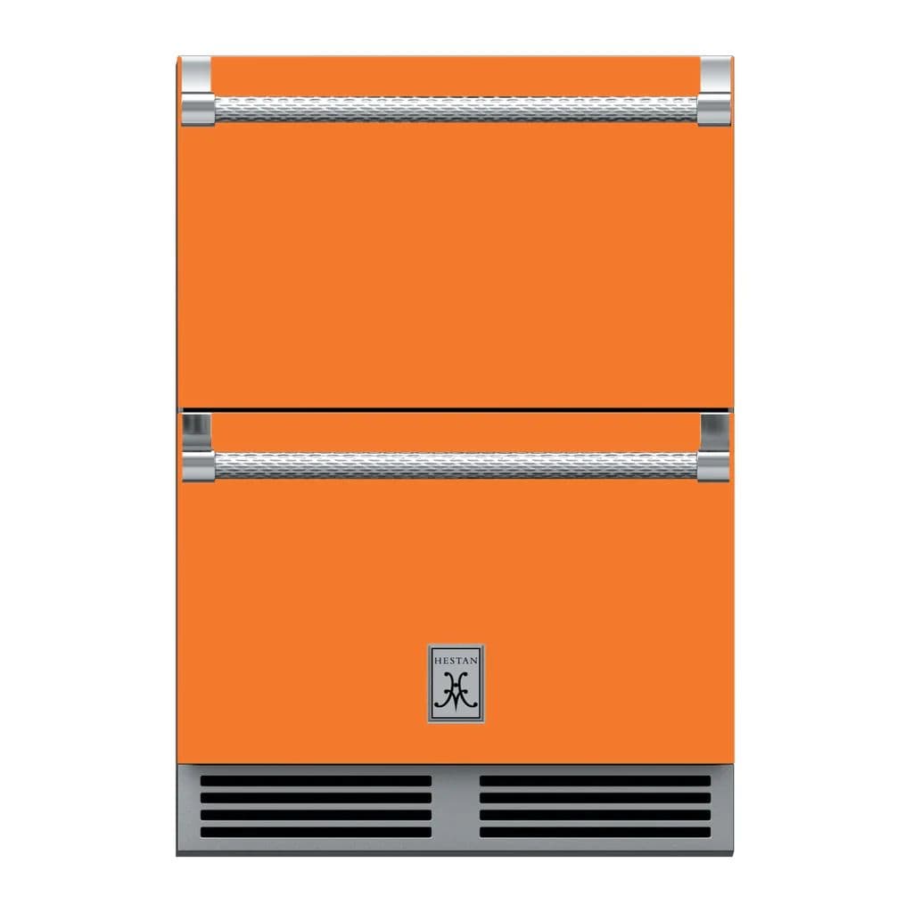 Hestan 24" Undercounter Refrigerator Drawer and Freezer Drawer - GRF Series Refrigerators GRFR24-OR Wine Coolers Empire
